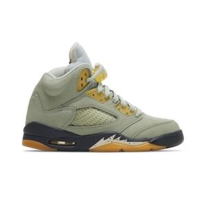 Air Jordan "Jade Horizon" Green and Yellow High-Top Sneakers